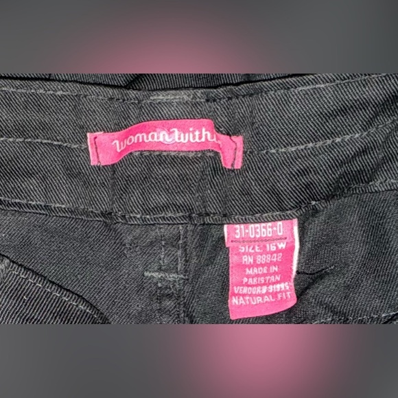 Woman Within Natural Fit Black Jean, Size 16W (NWOT) - Picture 10 of 10